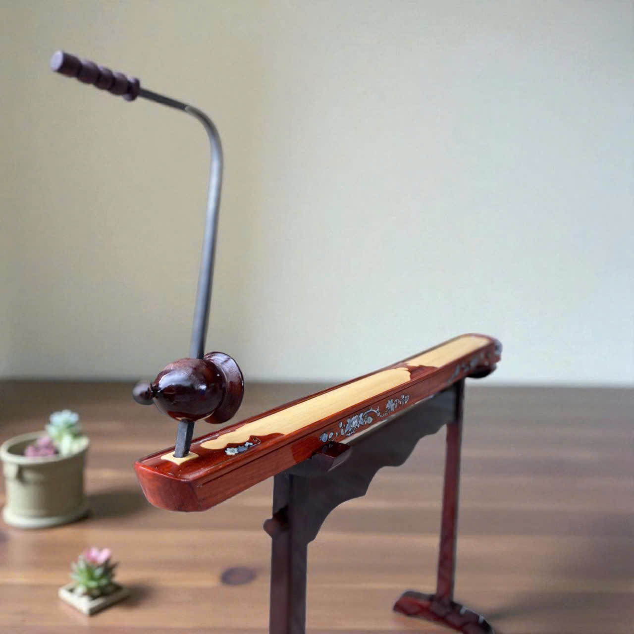 ĐÀN BẦU NHỎ GỖ HƯƠNG GẤP GỌN